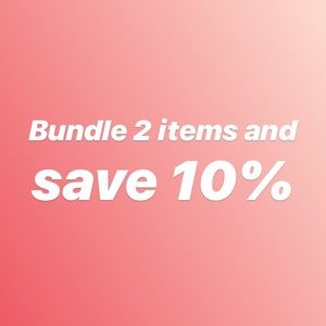 Bundle 2 of my closet items and save 10%